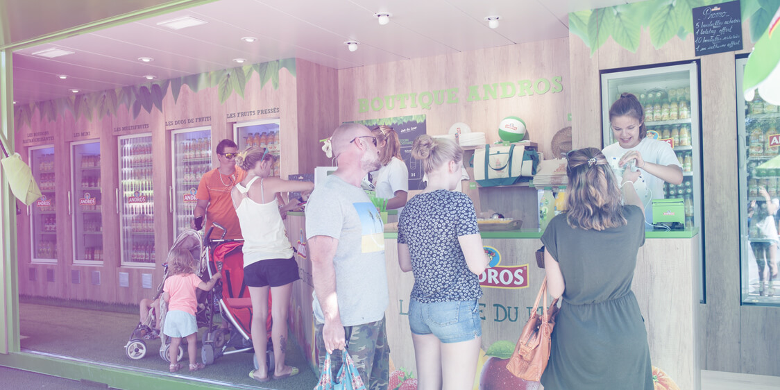 Andros juice bar - Globe Experiential Marketing