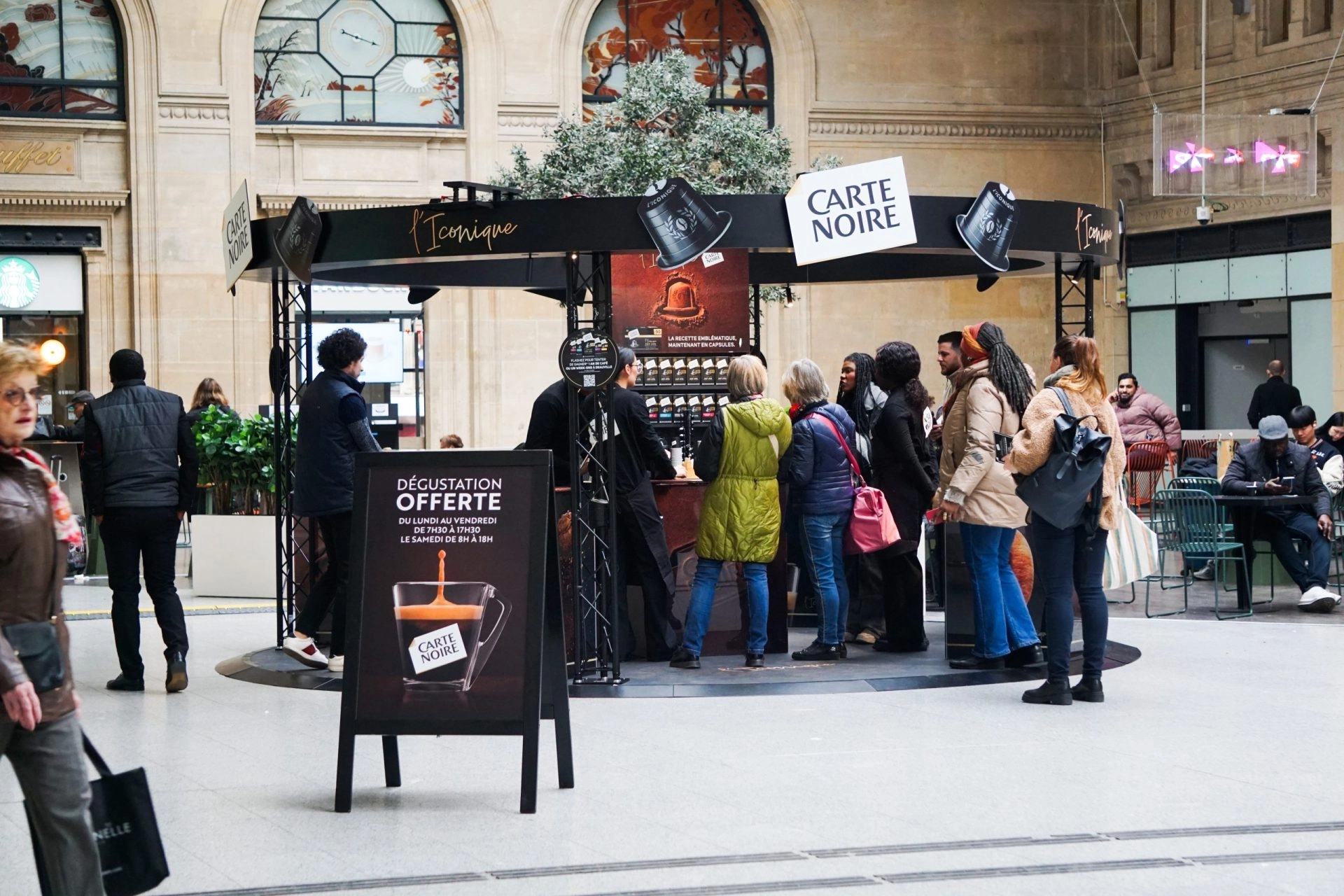 Carte Noire Pop Up Store Gare