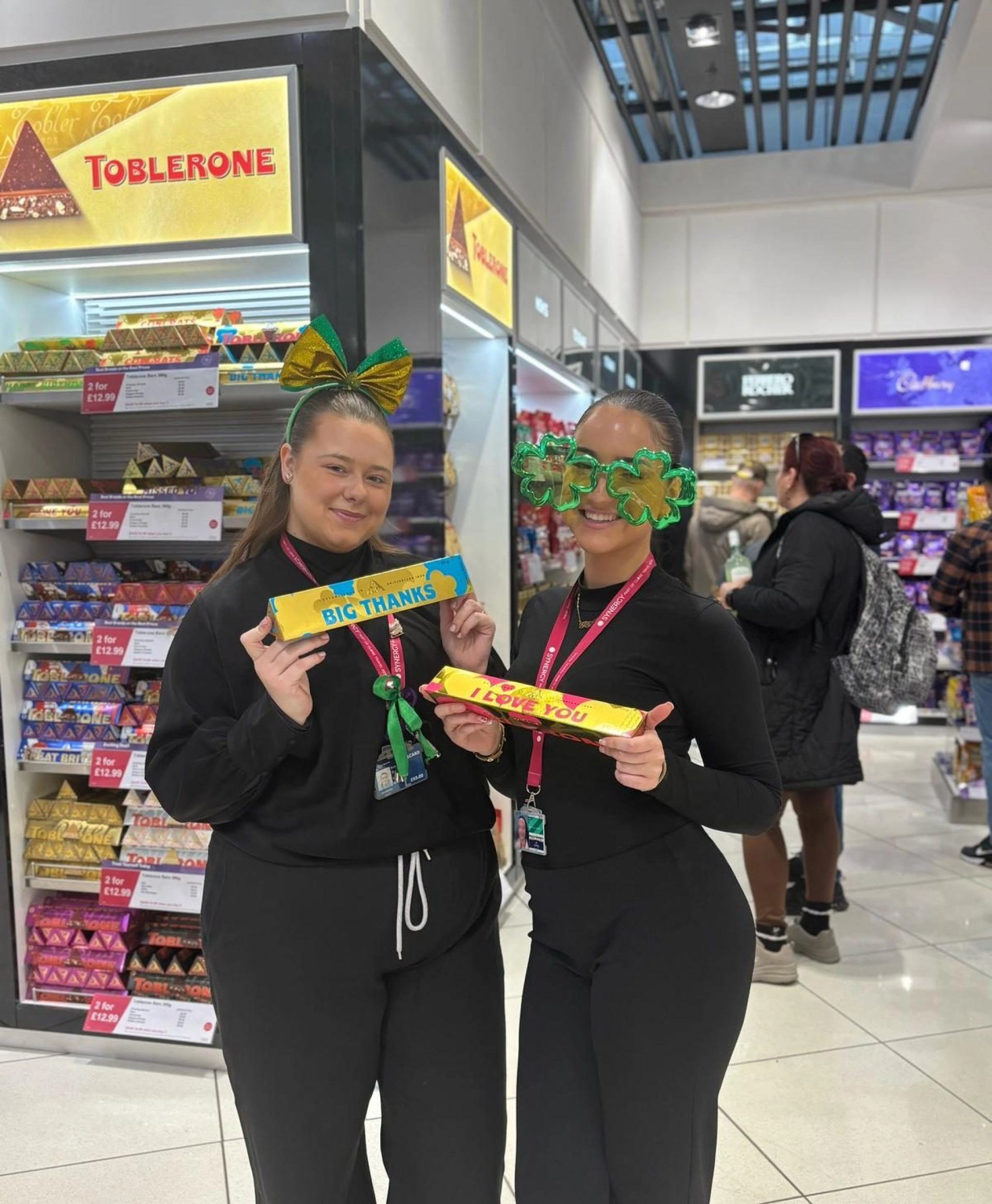 St Patrick Day Airport Globe Travel Retail Toblerone