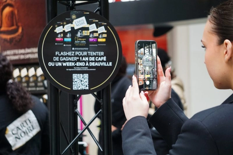 Carte Noire Pop Up Store Qr Code