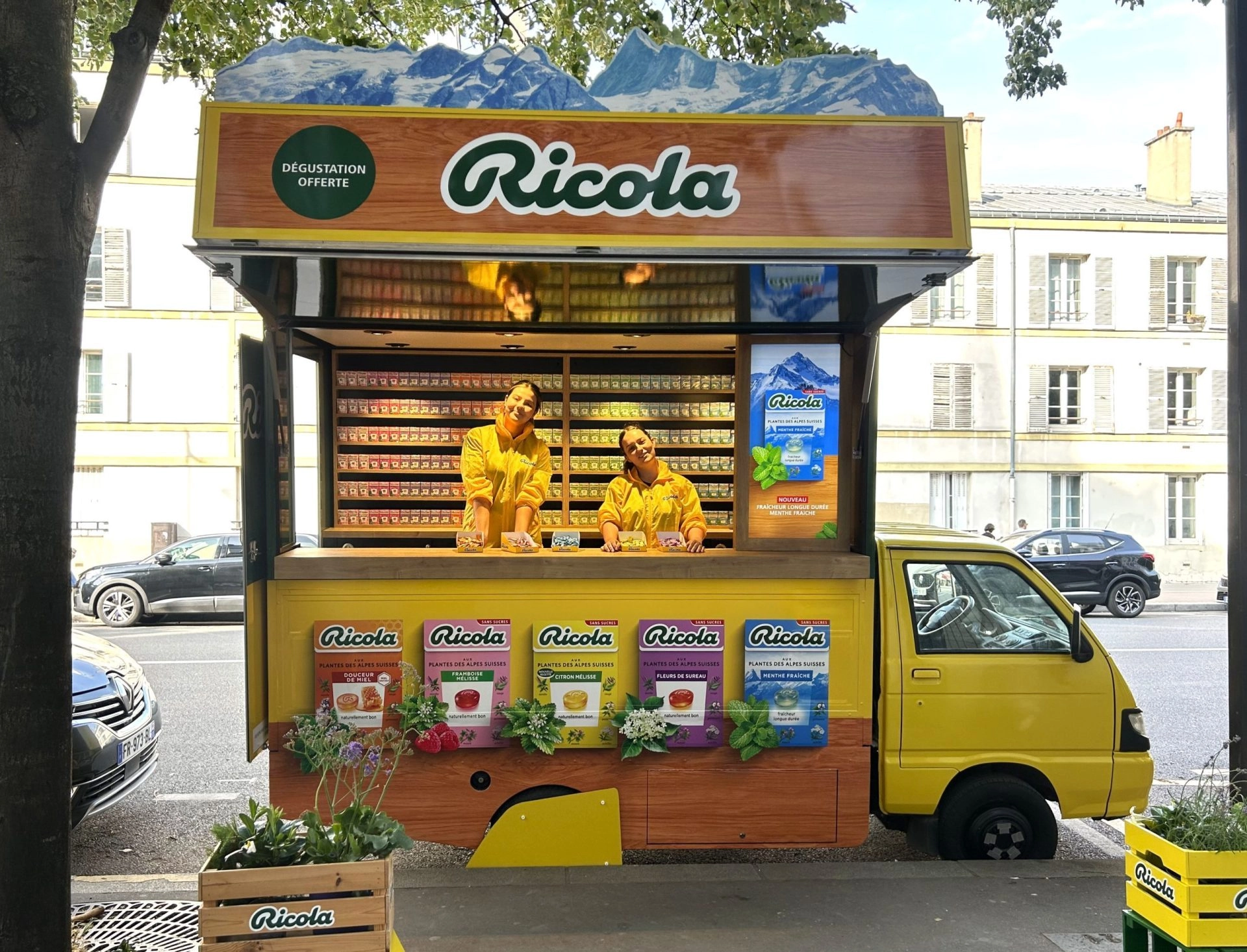 Roadshow Ricola Activation Marketing Globe Groupe