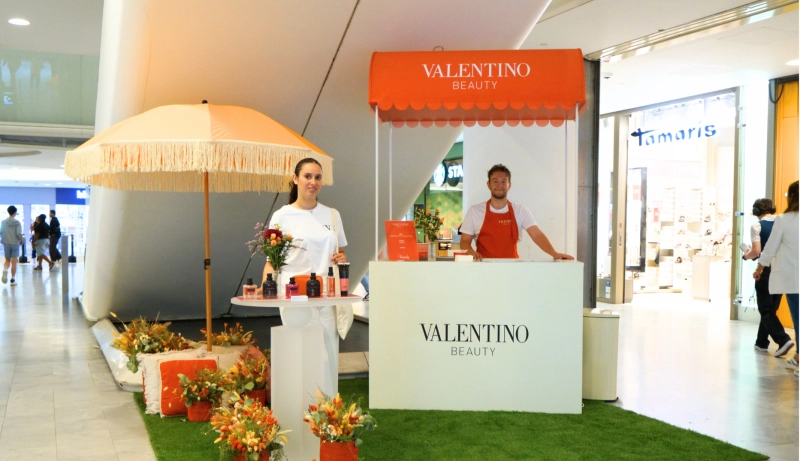 Valentino Beauty Pop Up Venchi Brand Activation Globe Groupe