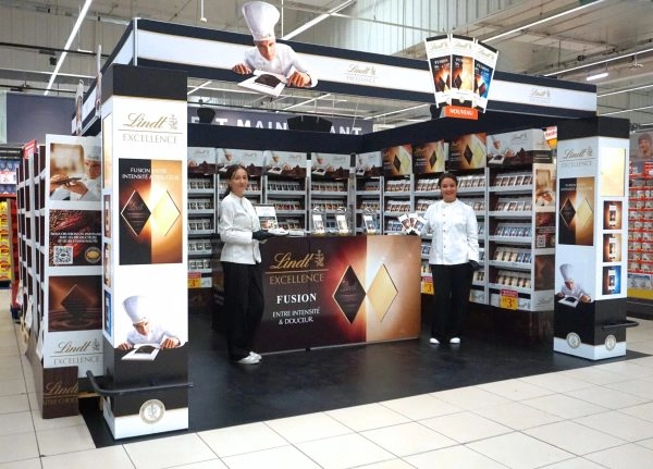 Lindt Fusion Shop In Shop Brand Activation Globe Groupe