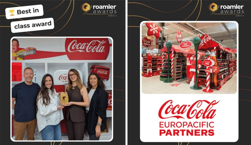 Roamler Awards Coca Cola Award Globe Groupe