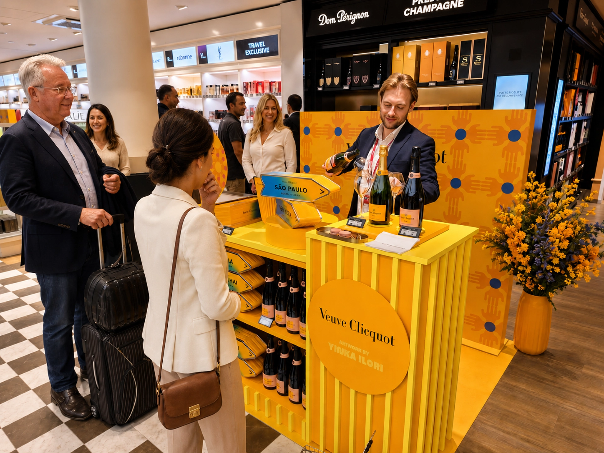 Veuve Clicquot Aeroport Globe Travel Retail Globe Groupe